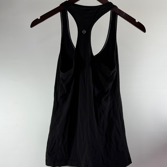lululemon athletica Sleek Black Racerback Tank. Size small or medium. - Picture 3 of 13